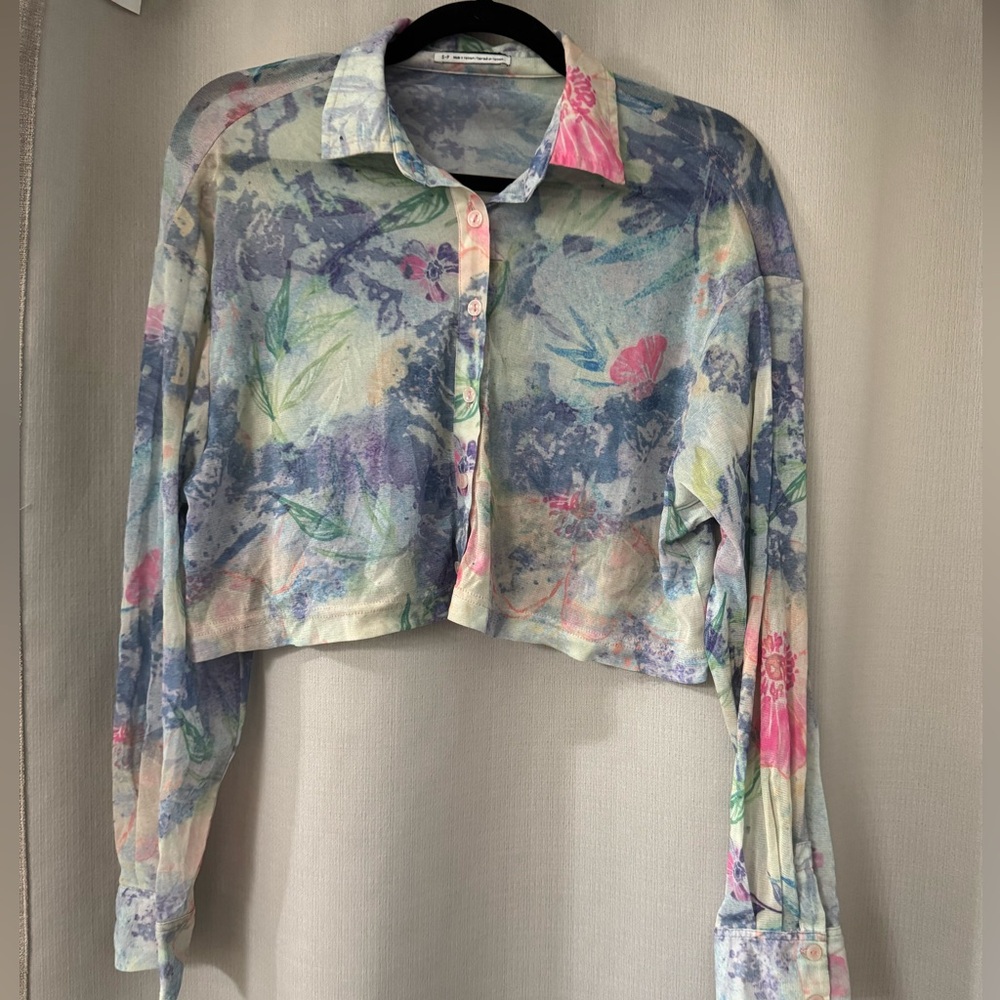 Urban Outfitters Multicolor Mesh Top